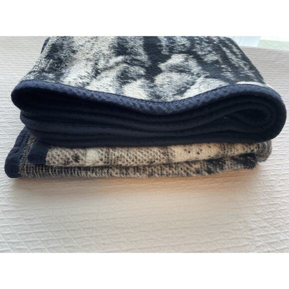 VTG Earth Ragz Bald Eagle Woven Blanket Throw Southwestern Cabin Lodge Americana - Picture 7 of 7